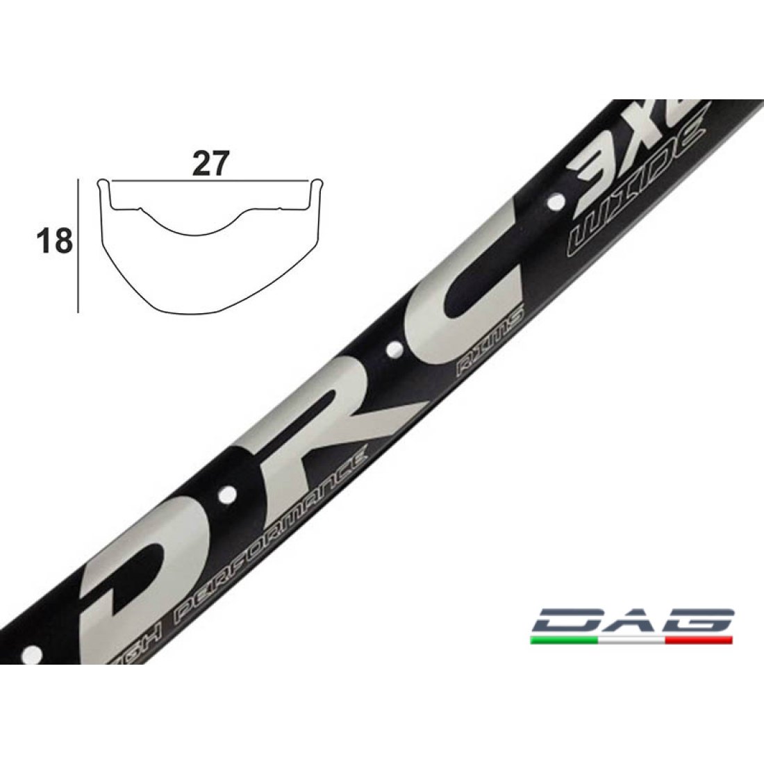 Drc Cerchio 3XL Wide 27,5" canale interno 27mm